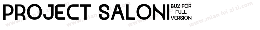 Project Saloni字体转换